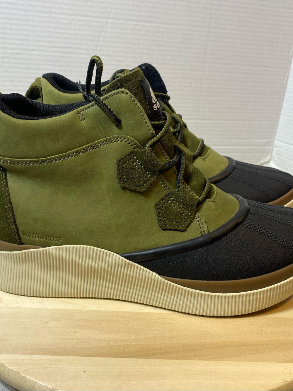 Sorel Explorer Joan Waterproof Olive Green Duck Boots Women's Size 11 / EU 42 EU - Picture 2 of 10